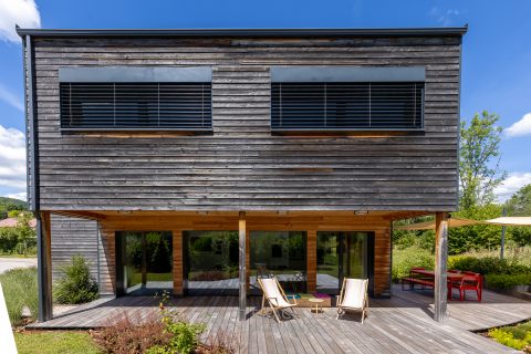 Passive house with ecological and economic virtues