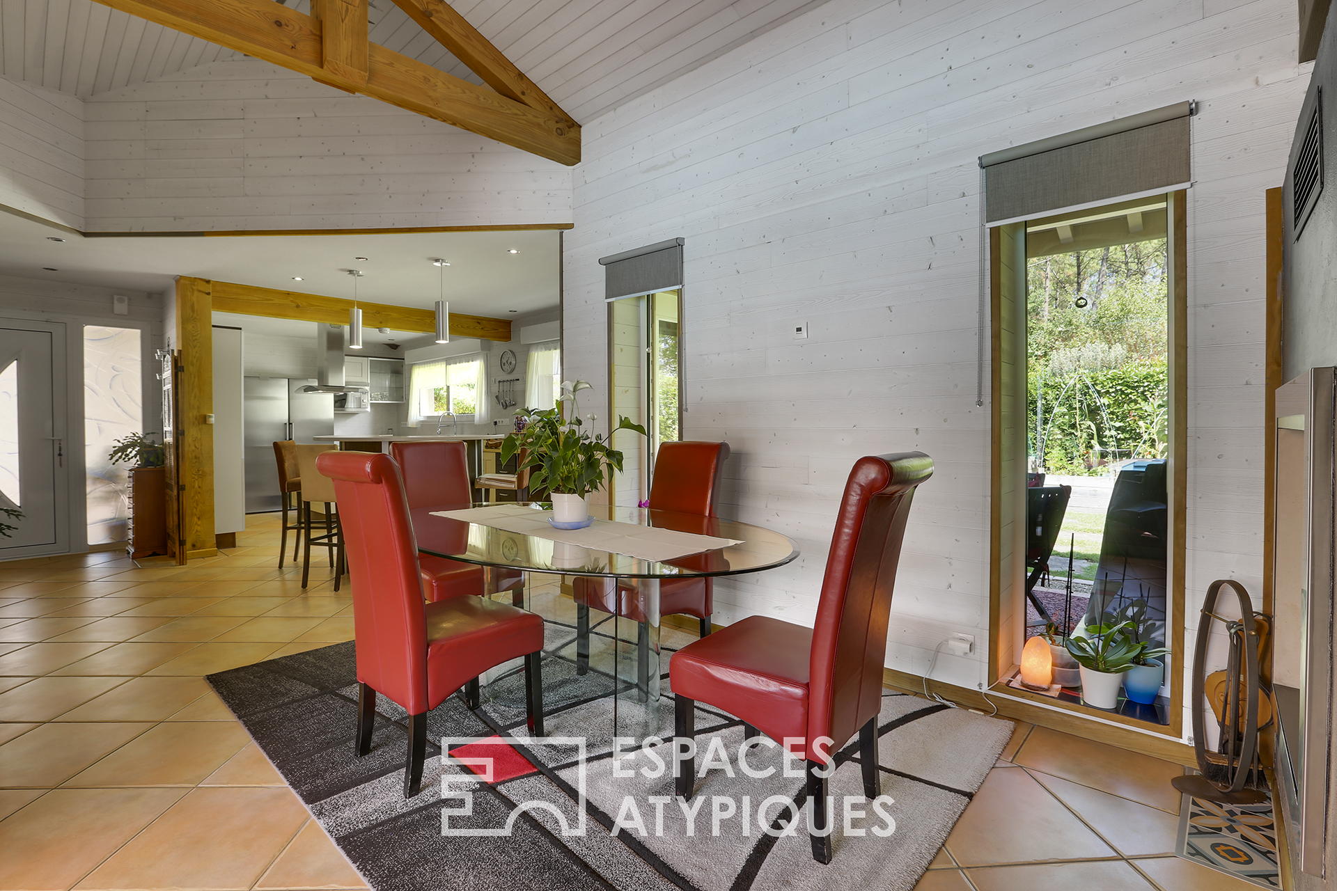 La villa éco-responsable vue forêt