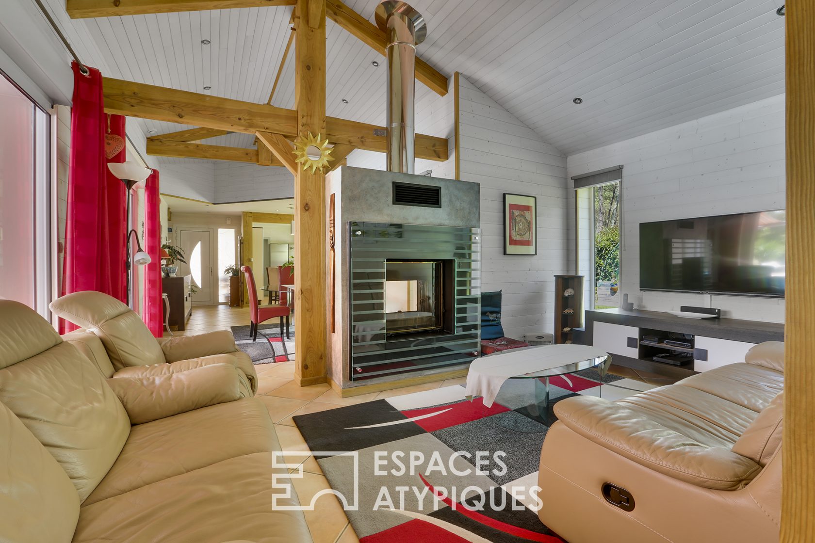 The californian house with “landaise” architecture