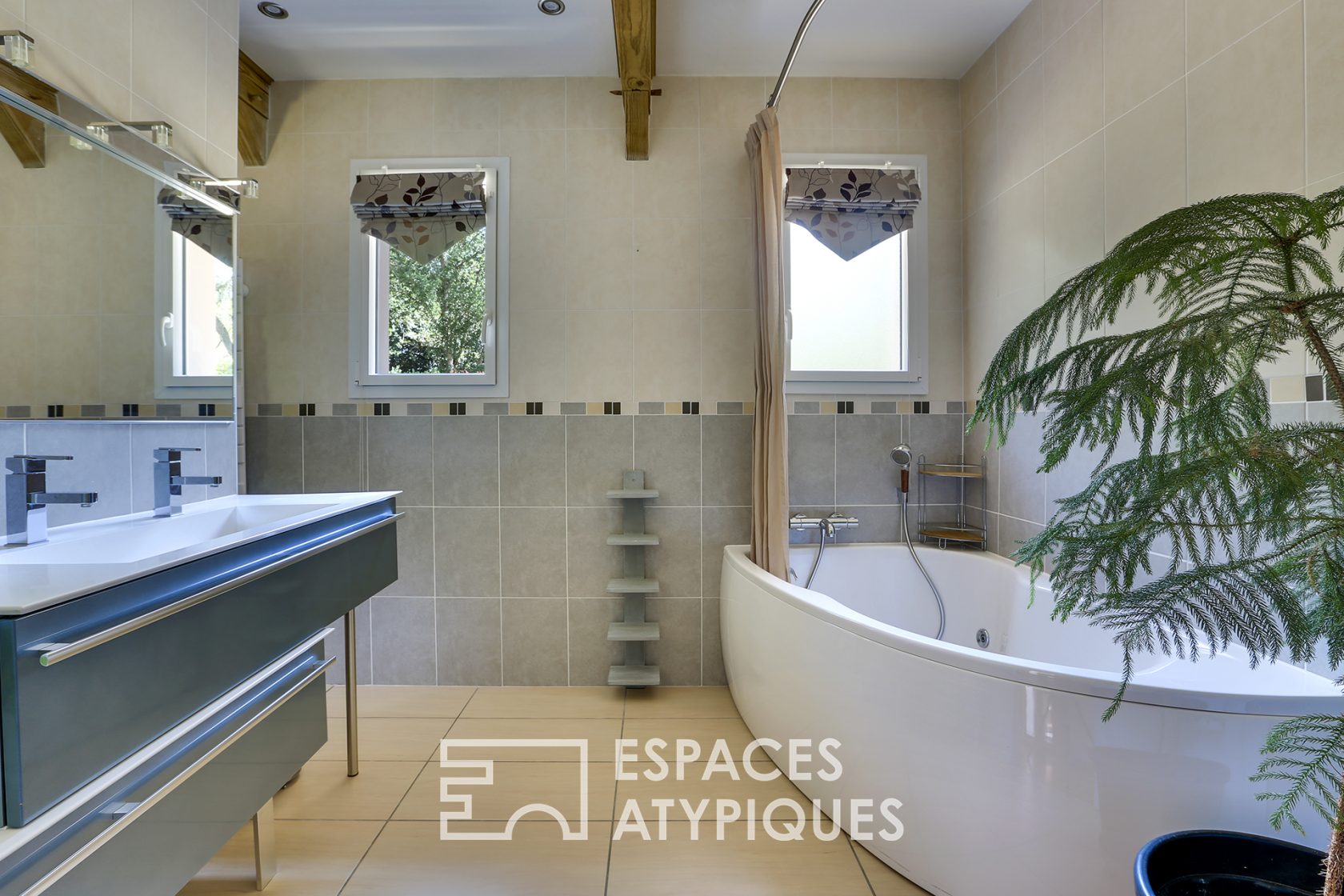 La villa éco-responsable vue forêt