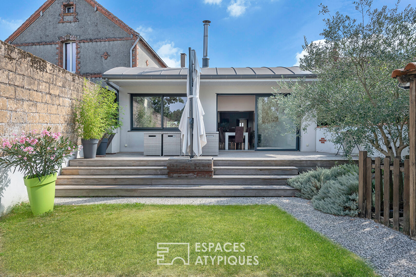 Maison au bourg avec belle extension