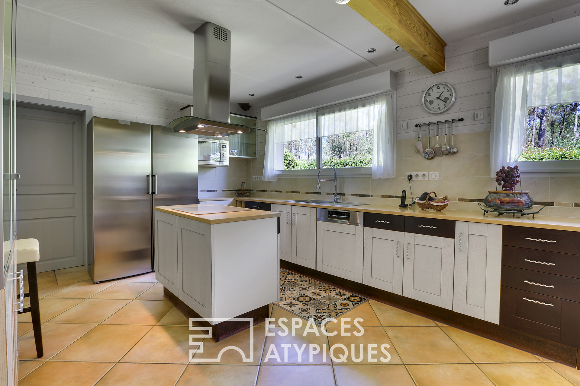 La villa éco-responsable vue forêt