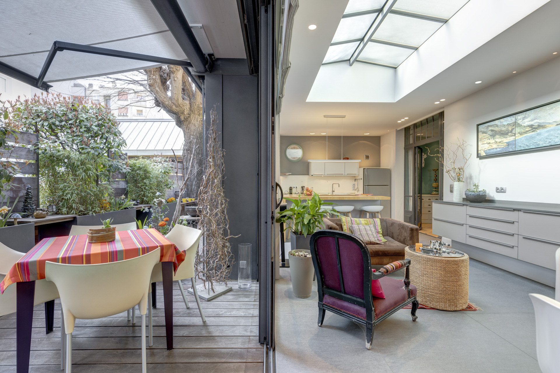 Appartement 1900 avec terrasse aux portes de Genève