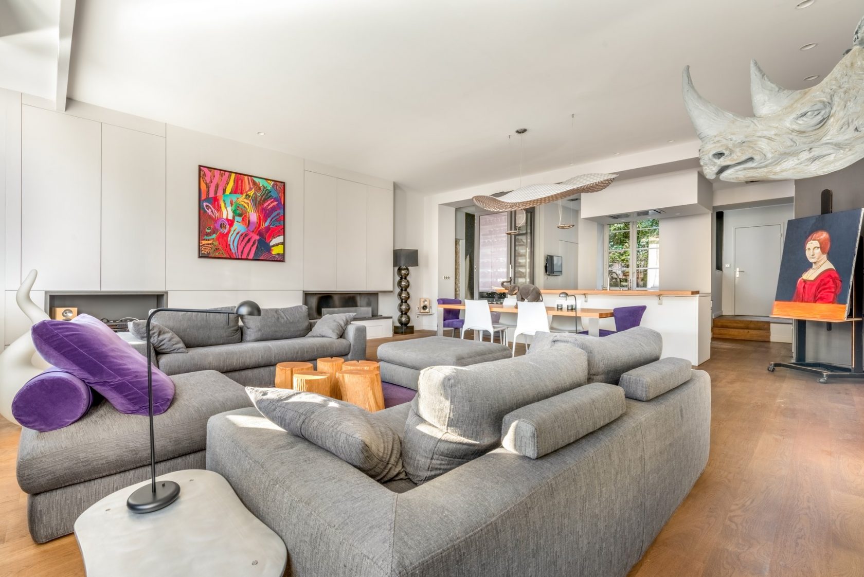 Rénovation contemporaine avec vue Saône
