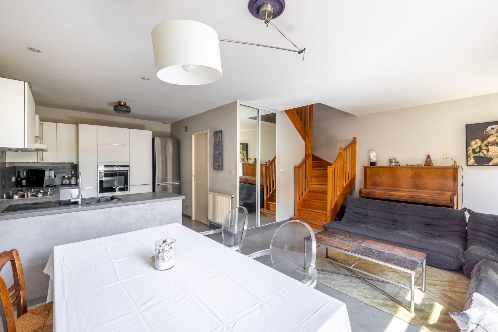 Appartement duplex et son jardin