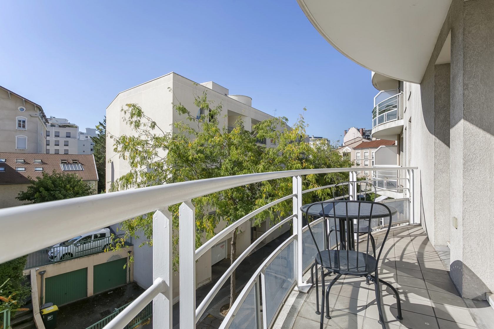 Renovated apartment with balcony