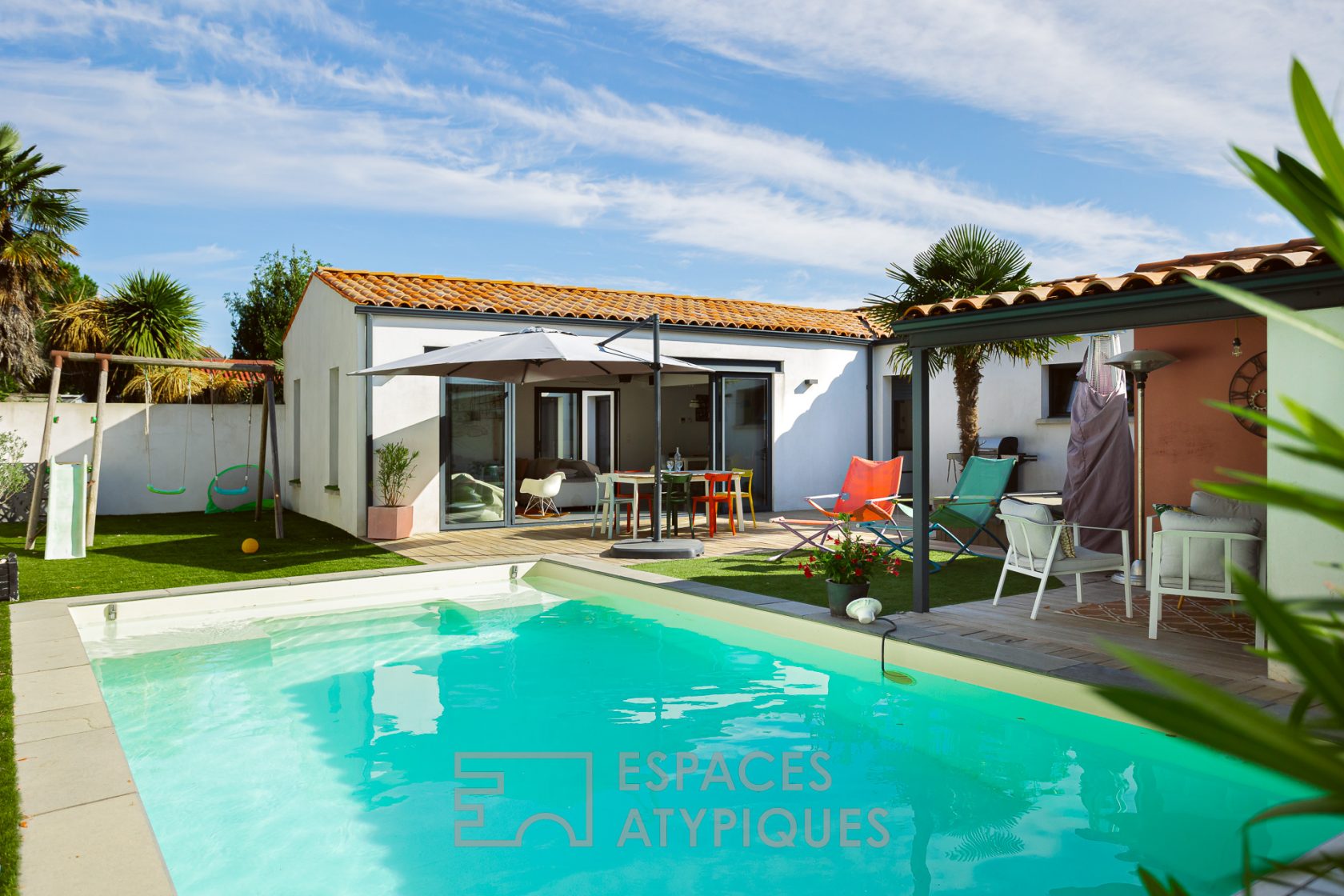 Esprit rétais pour cette maison aux portes de La Rochelle