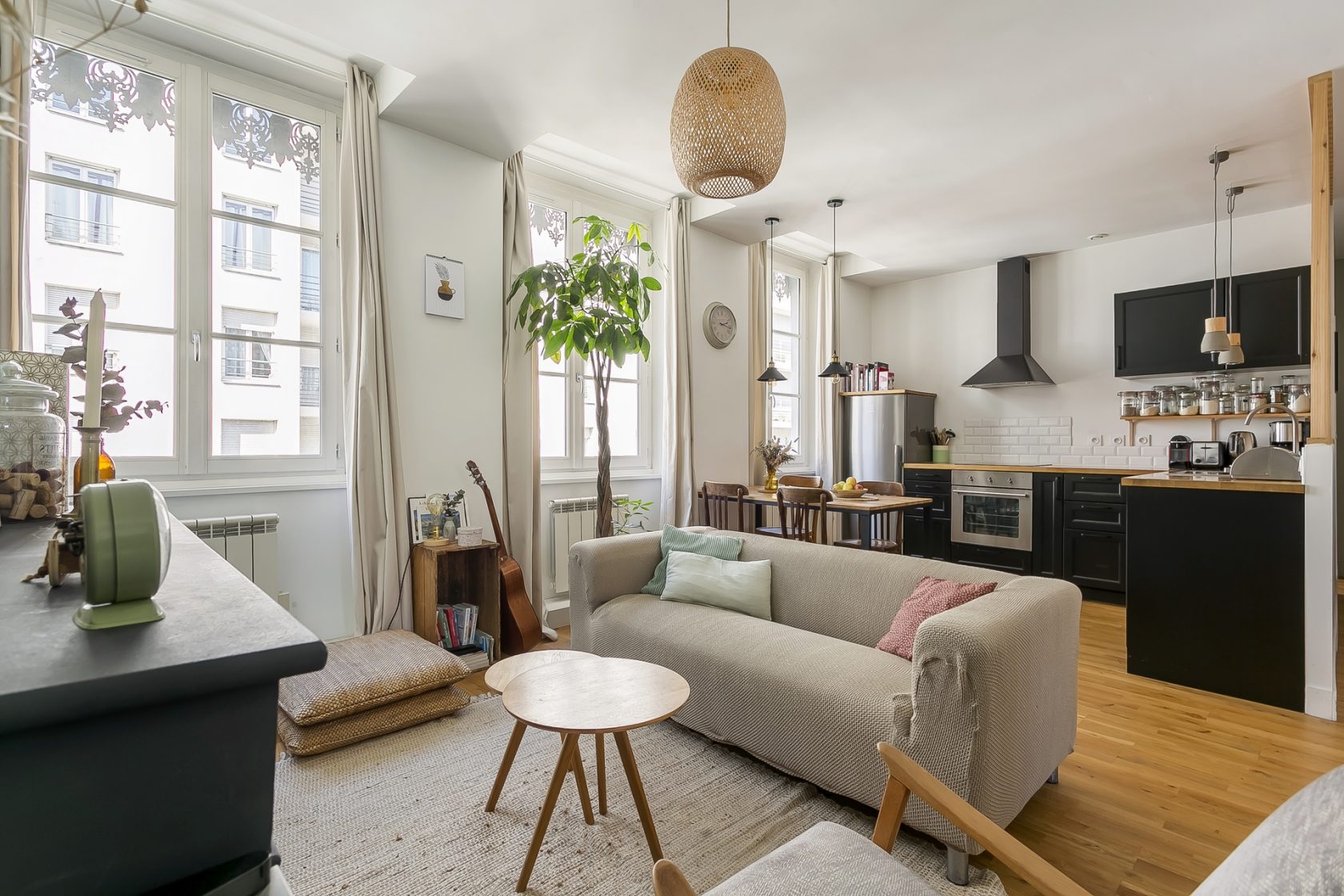 T3 à la rénovation contemporaine