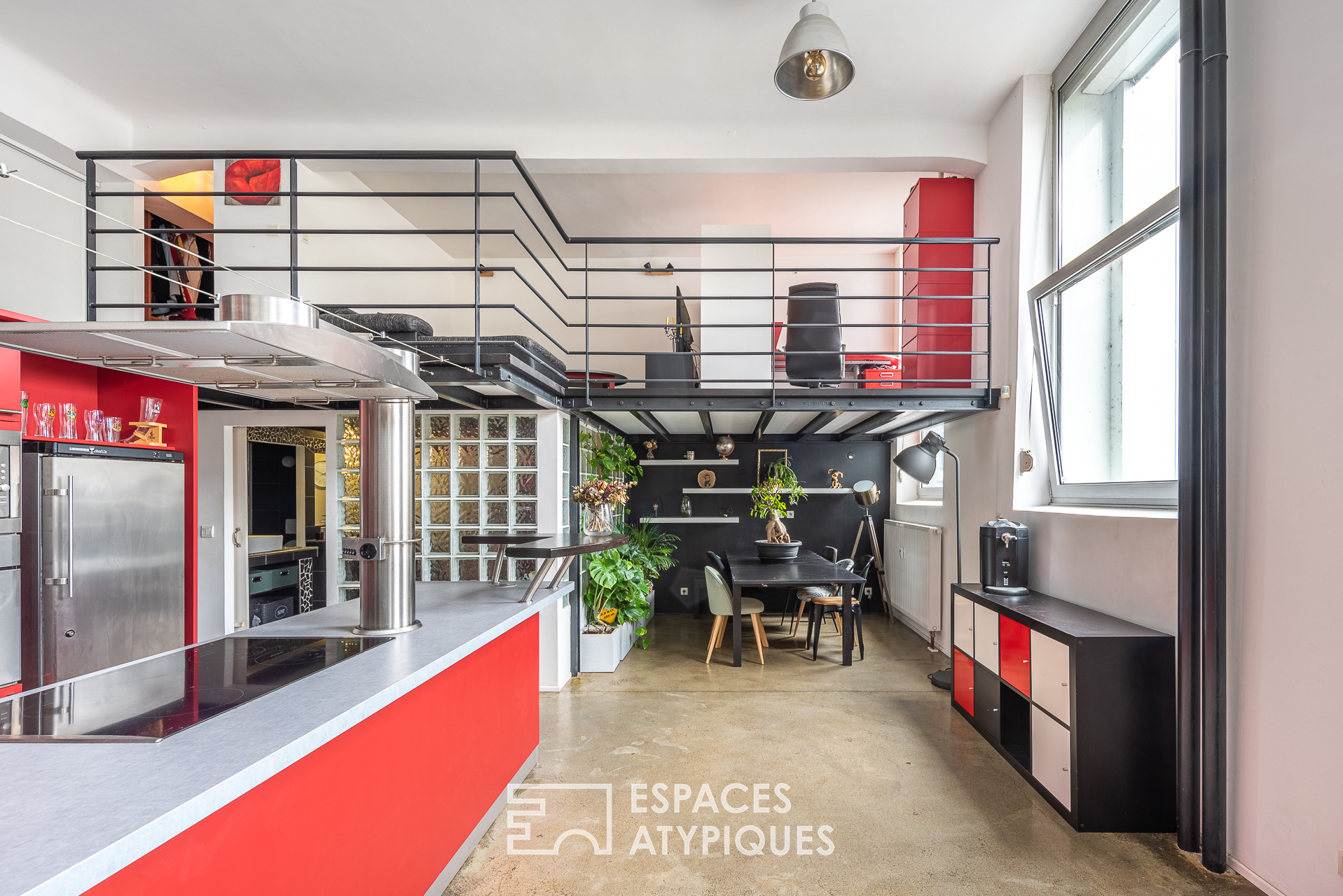 Loft esprit industriel