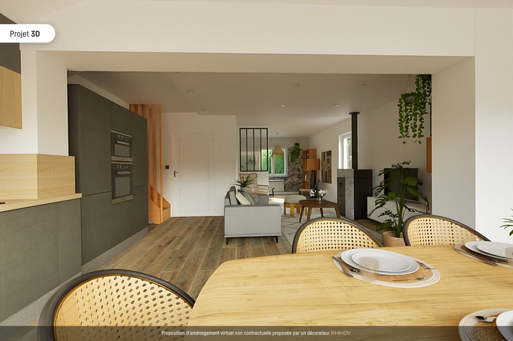 Maison rénovée avec piscine