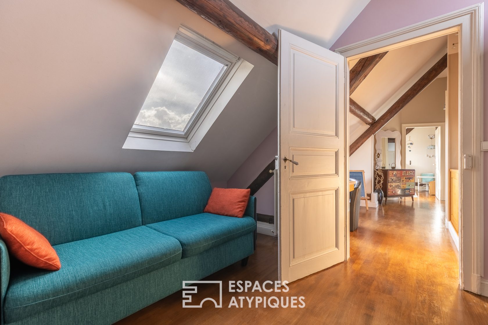 Duplex de charme sous les toits