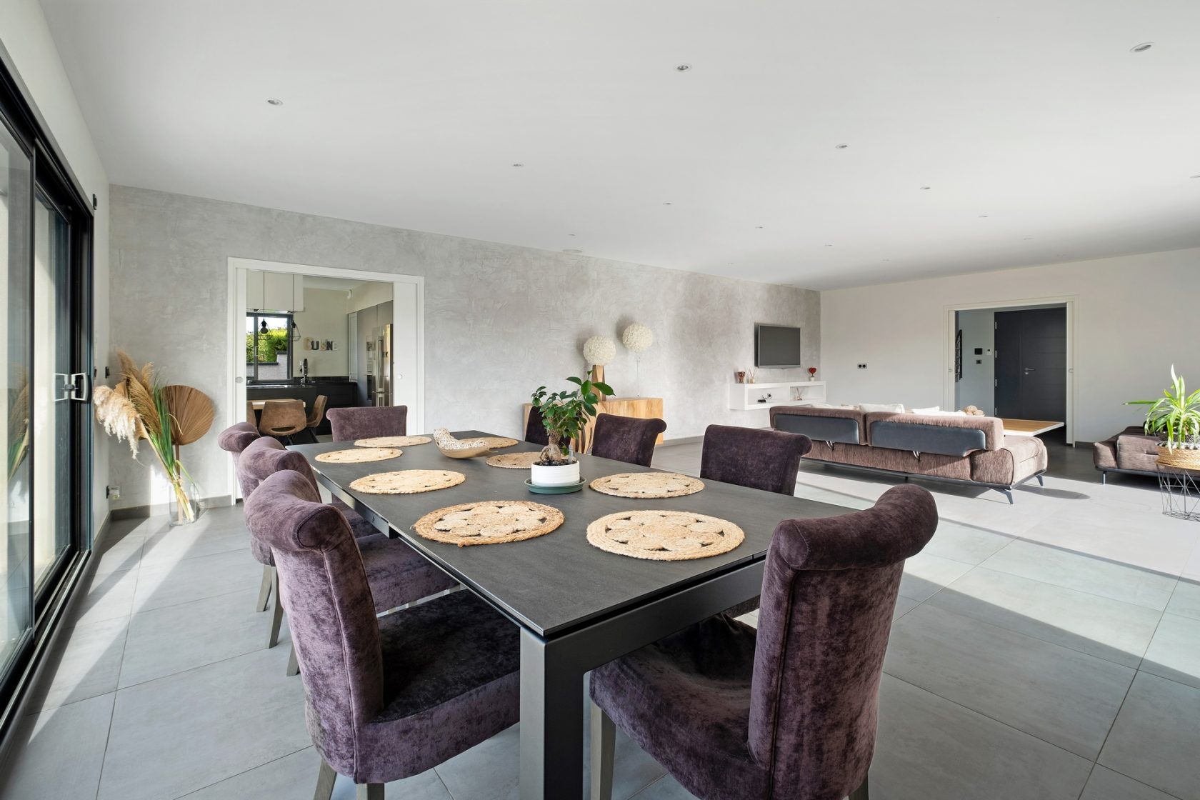 Maison contemporaine avec piscine