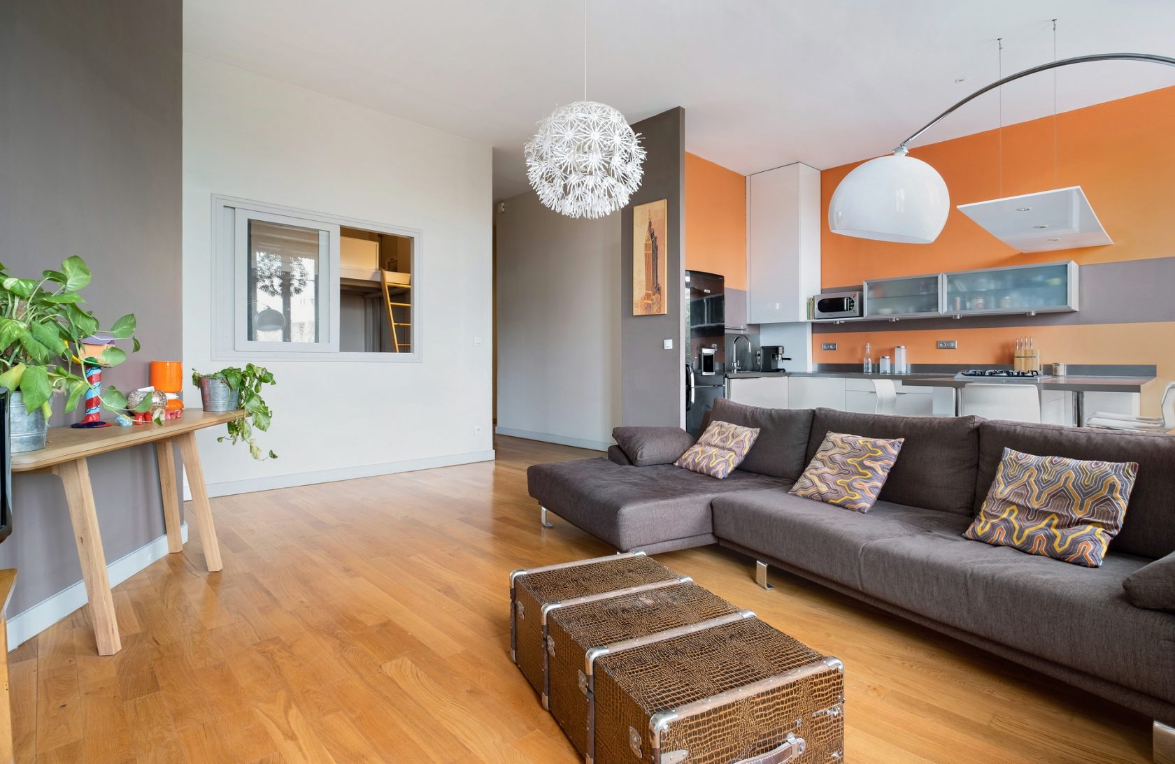 Apartment with open view and shared garden