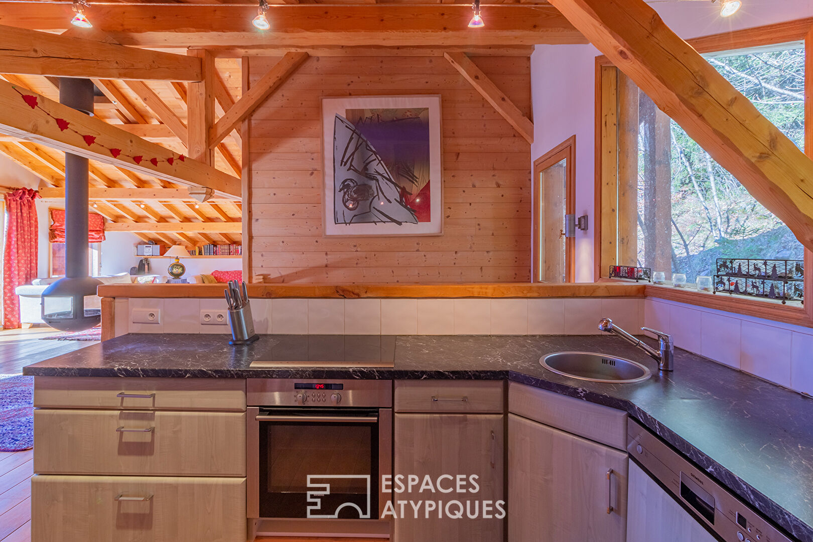 Authentique chalet savoyard avec vue