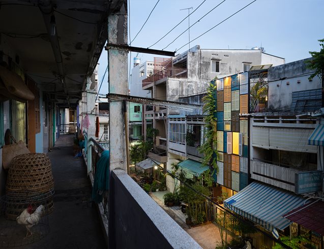 vegan house vietnamn block architects espaces atypiques Ho chi minh saigon mix match materiaux