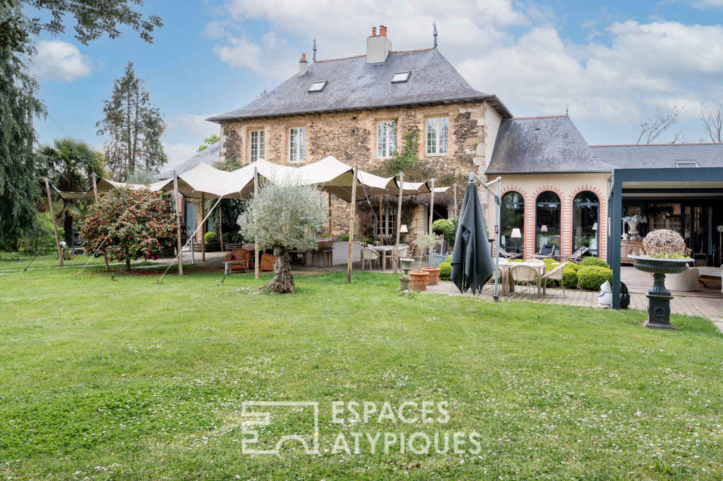 Manoir du XIIIème siècle réinterprété aux portes de Rennes