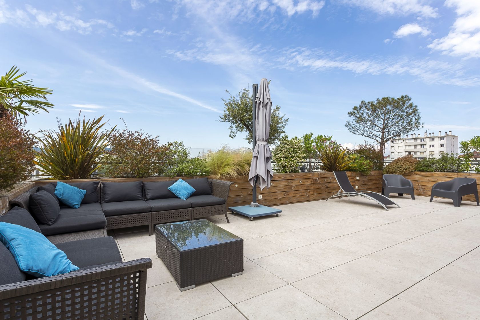 Toit terrasse avec vue à la Croix Rousse