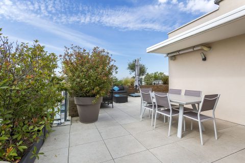 Toit terrasse avec vue à la Croix Rousse