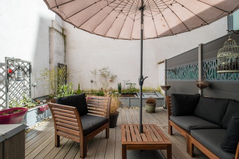 Loft avec terrasse et cave aménagée