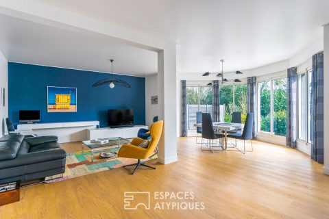 Maison contemporaine sur son jardin intimiste