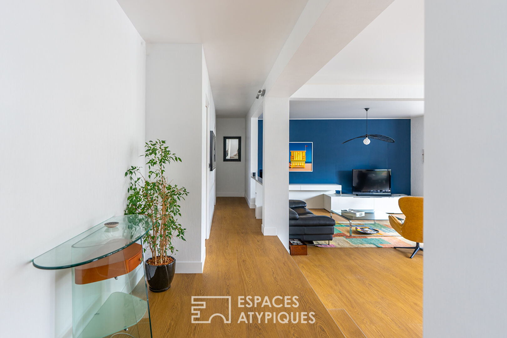 Maison contemporaine sur son jardin intimiste