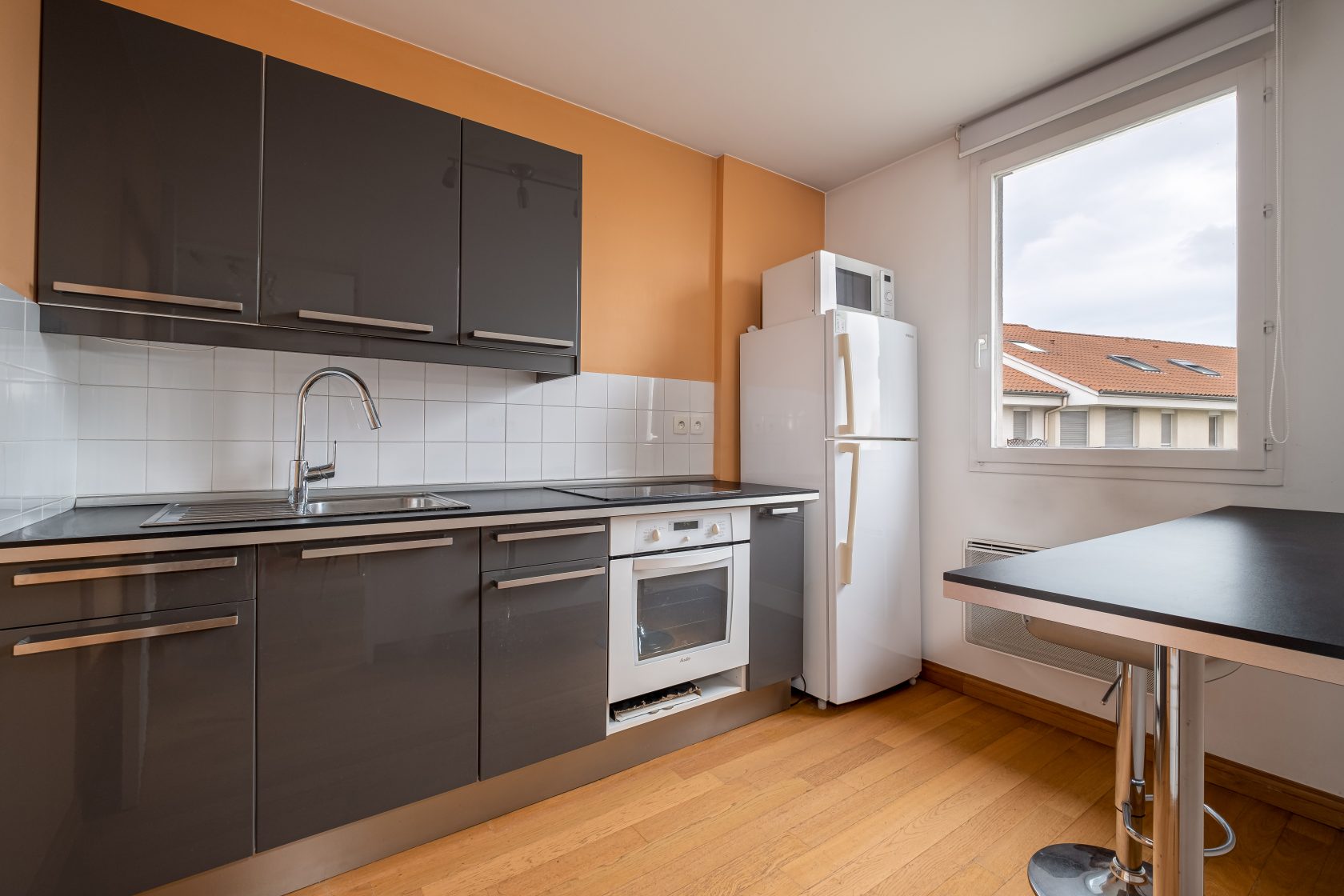 Duplex en dernier étage d’un immeuble moderne