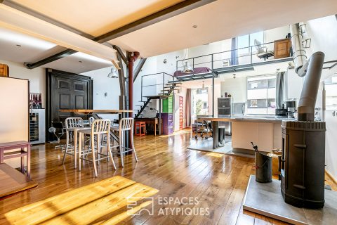 Loft d’architecte en dernier étage