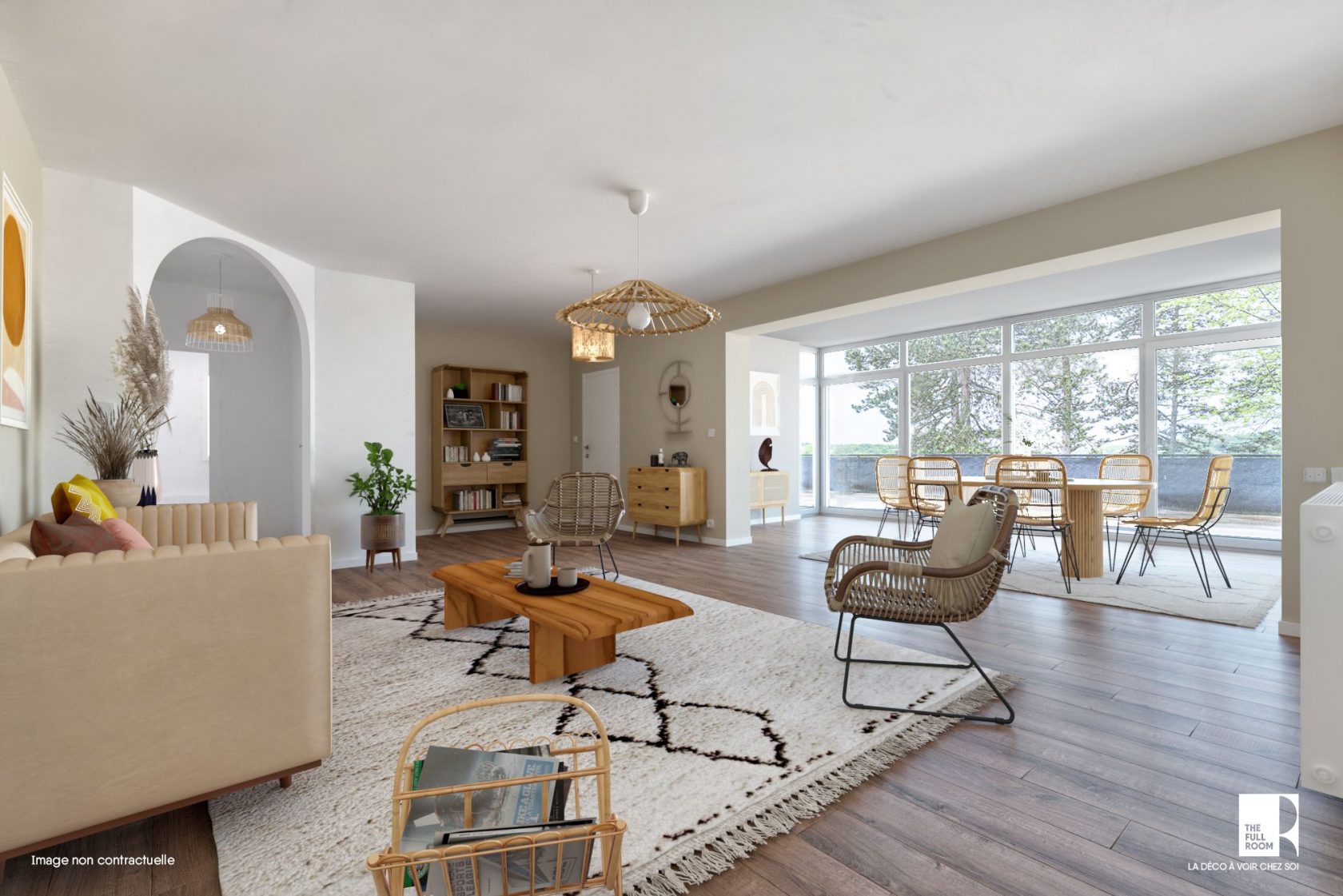 Bright apartment with a spacious terrace