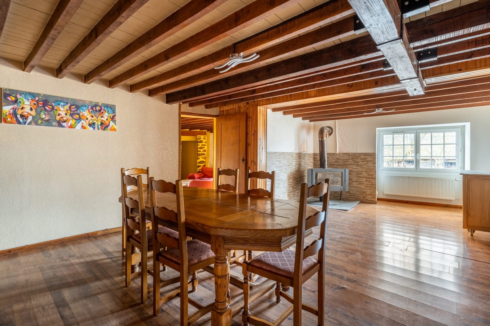 Maison de campagne dans son écrin de verdure