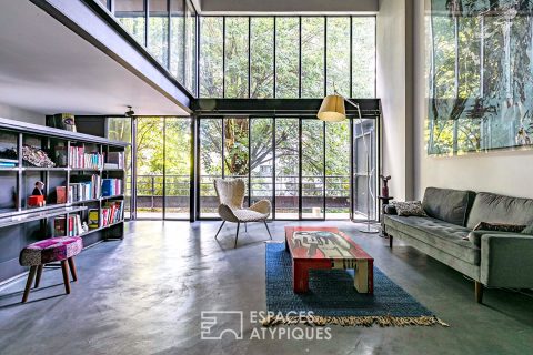 Arty duplex loft with shared garden