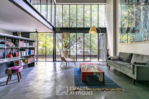 Loft Arty en duplex avec jardin partagé