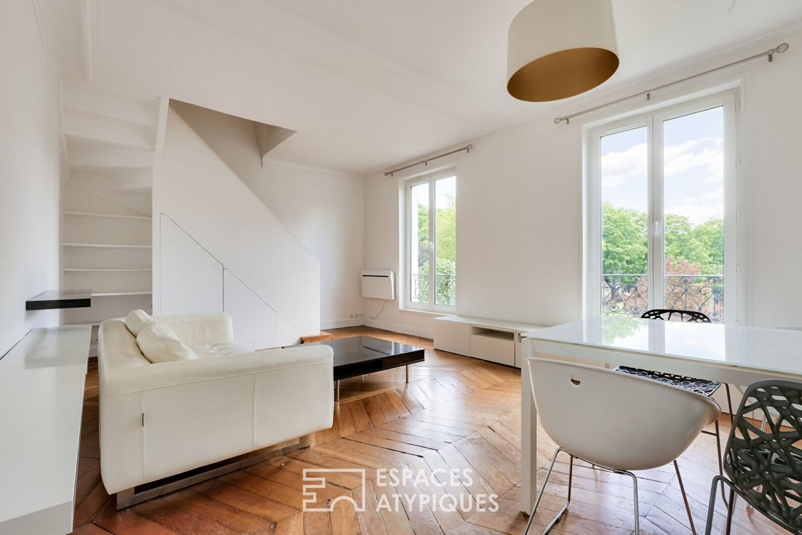 Duplex contemporain en dernier étage