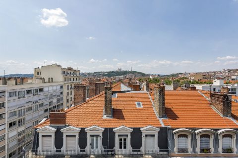 Toit terrasse avec vue d’exception au coeur de Lyon 6