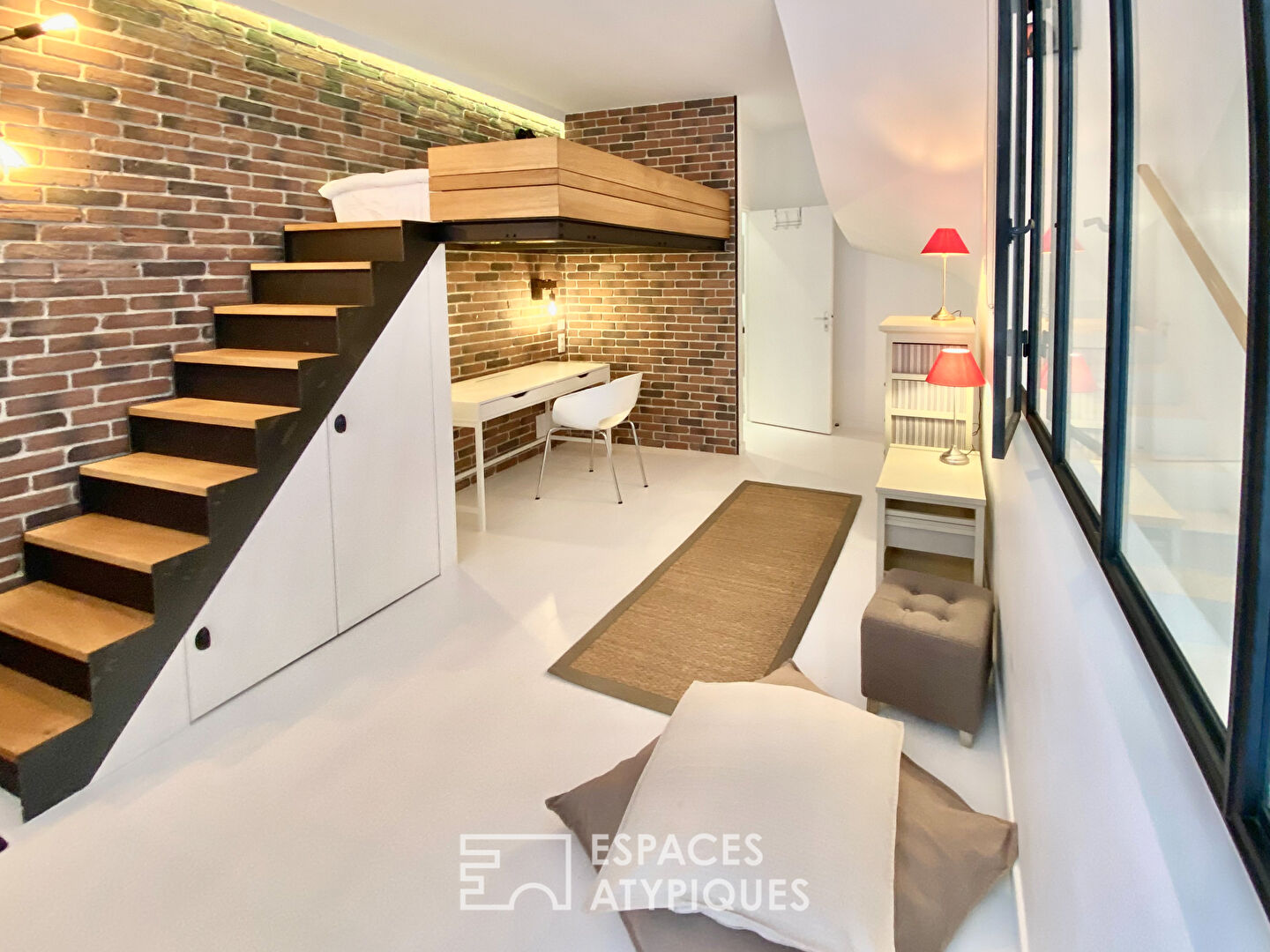 Nantes Triangle d’Or, magnifique loft de 153 m² avec terrasse
