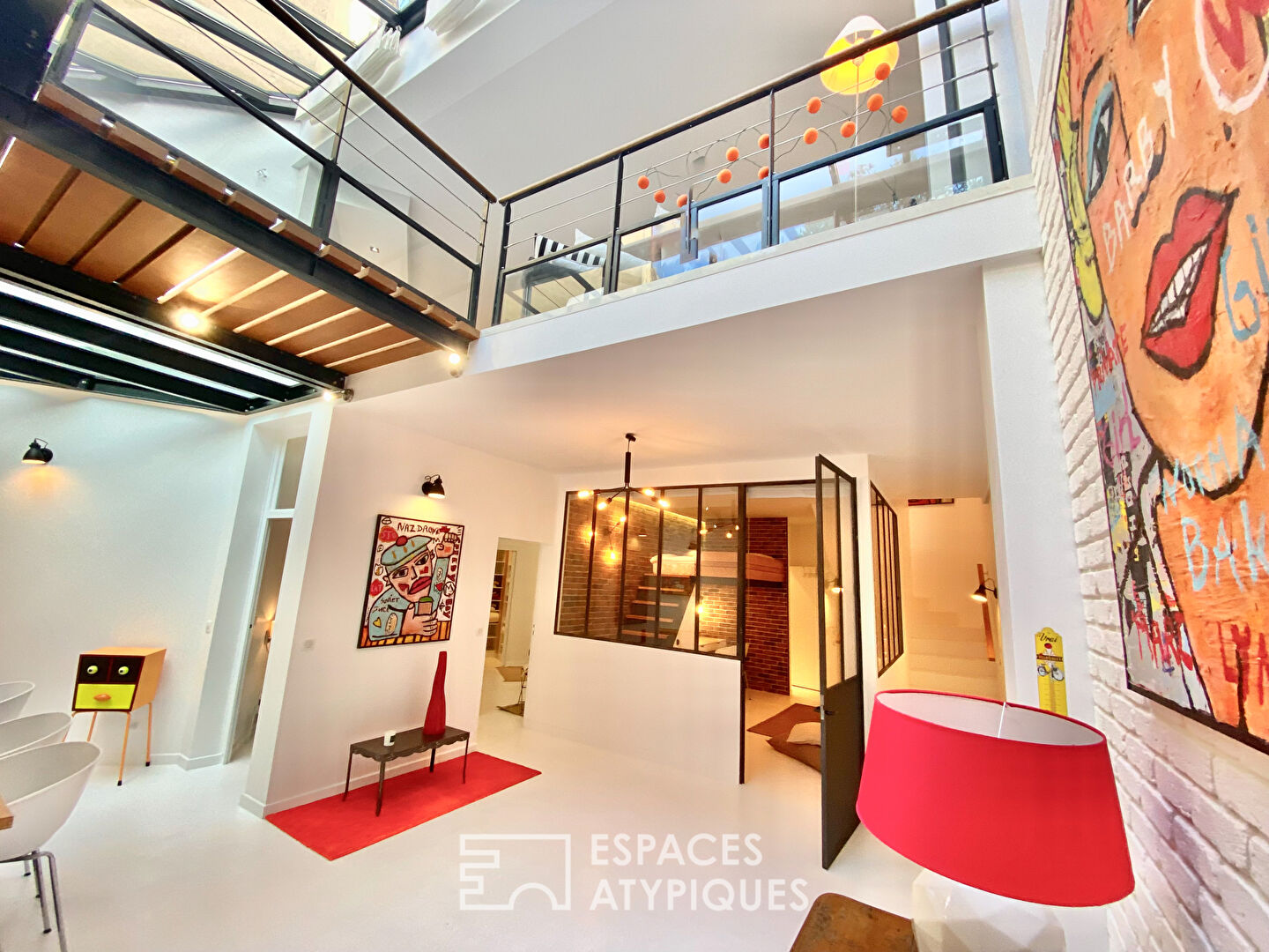 Nantes Triangle d’Or, magnifique loft de 153 m² avec terrasse