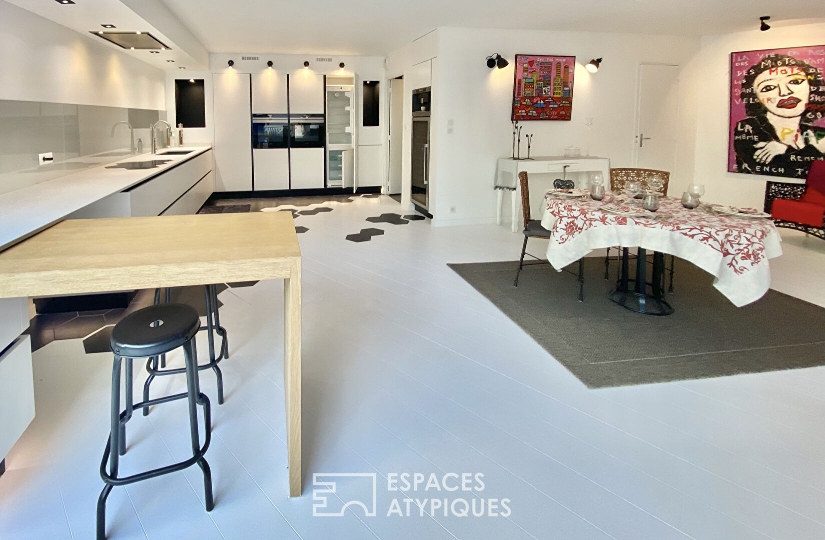 Nantes Triangle d’Or, magnifique loft de 153 m² avec terrasse