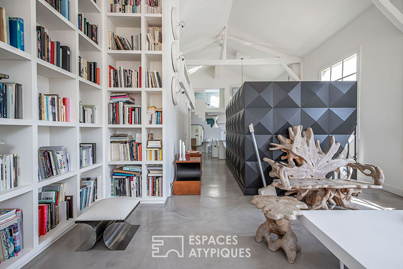 Loft au dernier étage dans une ancienne école de cirque