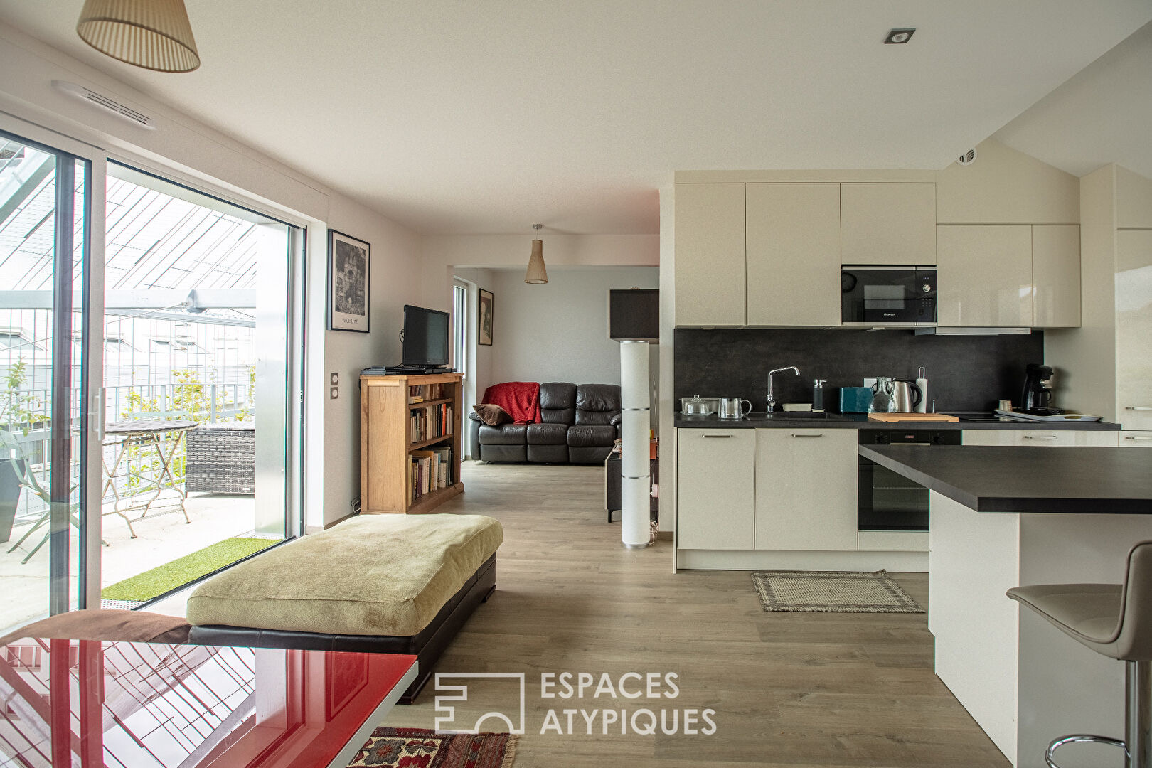 Appartement au dernier étage avec terrasses et vues dégagées