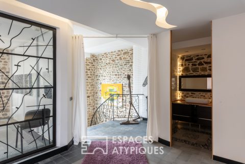 Large-format loft, swimming pool and patio
