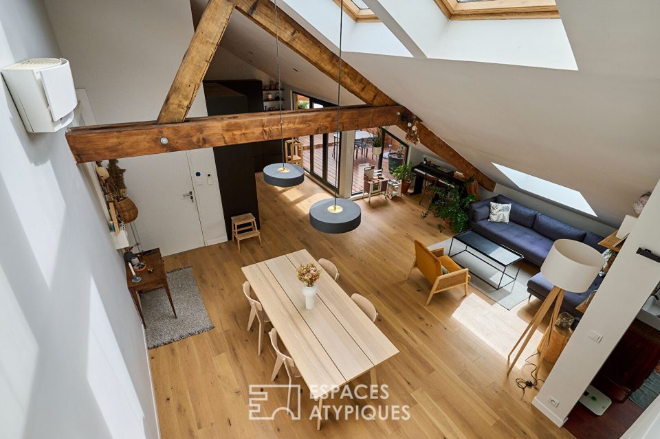 Appartement avec terrasse hyper centre, salon et salle à manger 