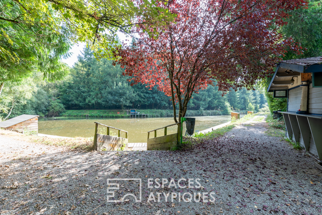 Ancien moulin les pieds dans l’eau