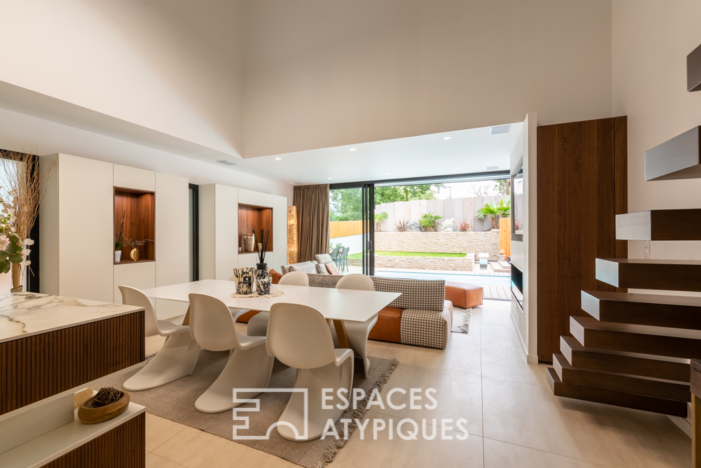 Indoor outdoor architect villa