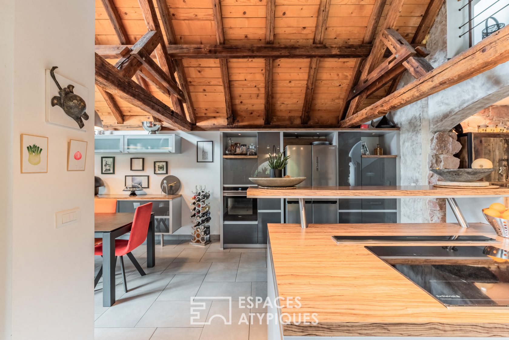 Renovated former cowshed with swimming pool and garden