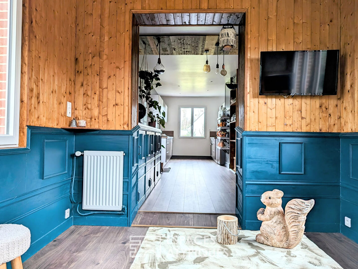 Renovated house on the edge of the forest