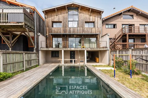 Maison en triplex avec piscine sur le Port de La Teste