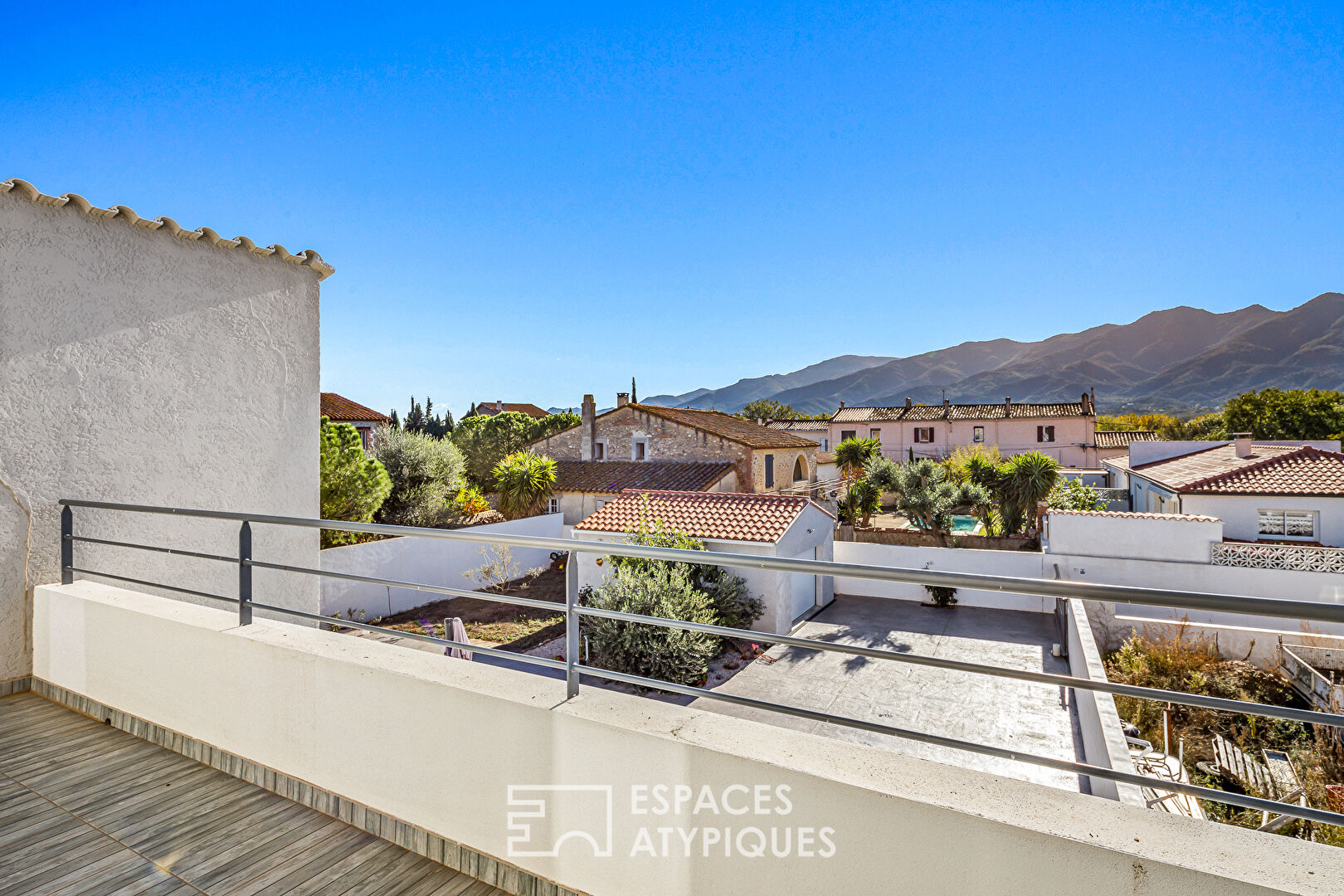 Maison contemporaine avec vue sur les Albères