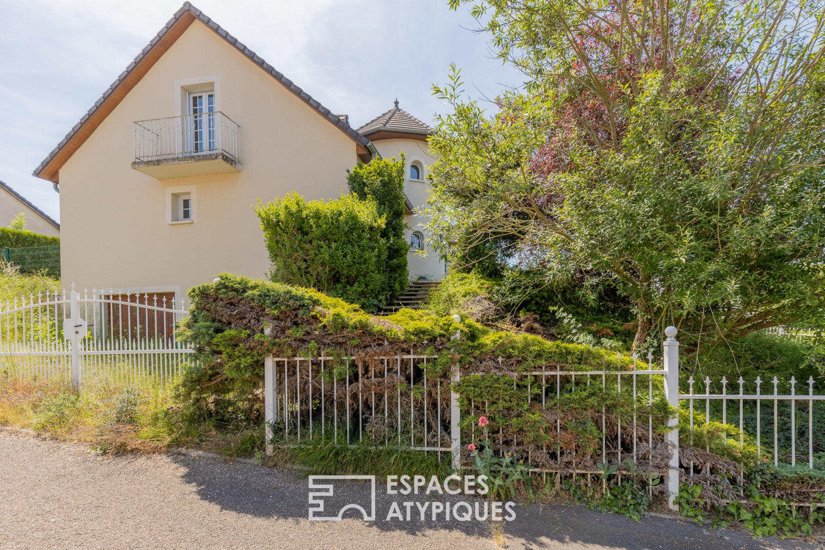 Family home with garden