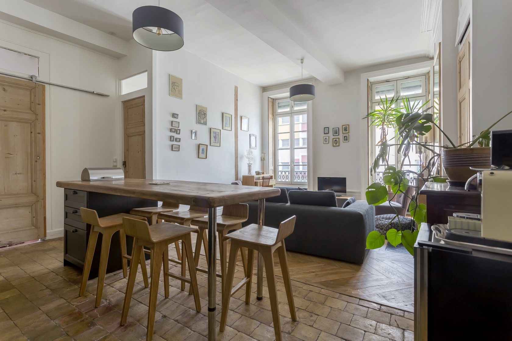 Appartement ancien rénové dans le quartier d’Ainay