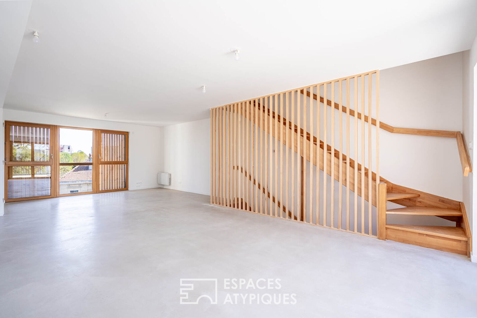 Triplex éco-responsable en dernier étage avec deux terrasses