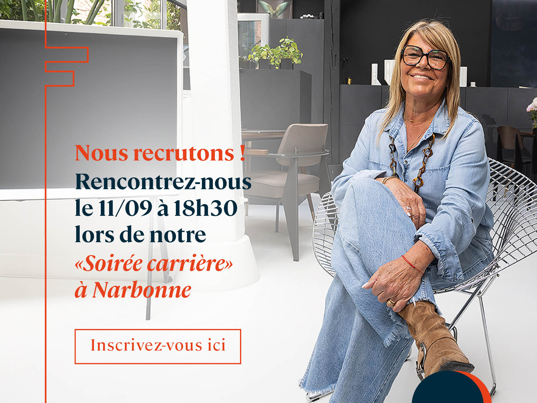Participez à notre “Soirée Carrière” à Narbonne !